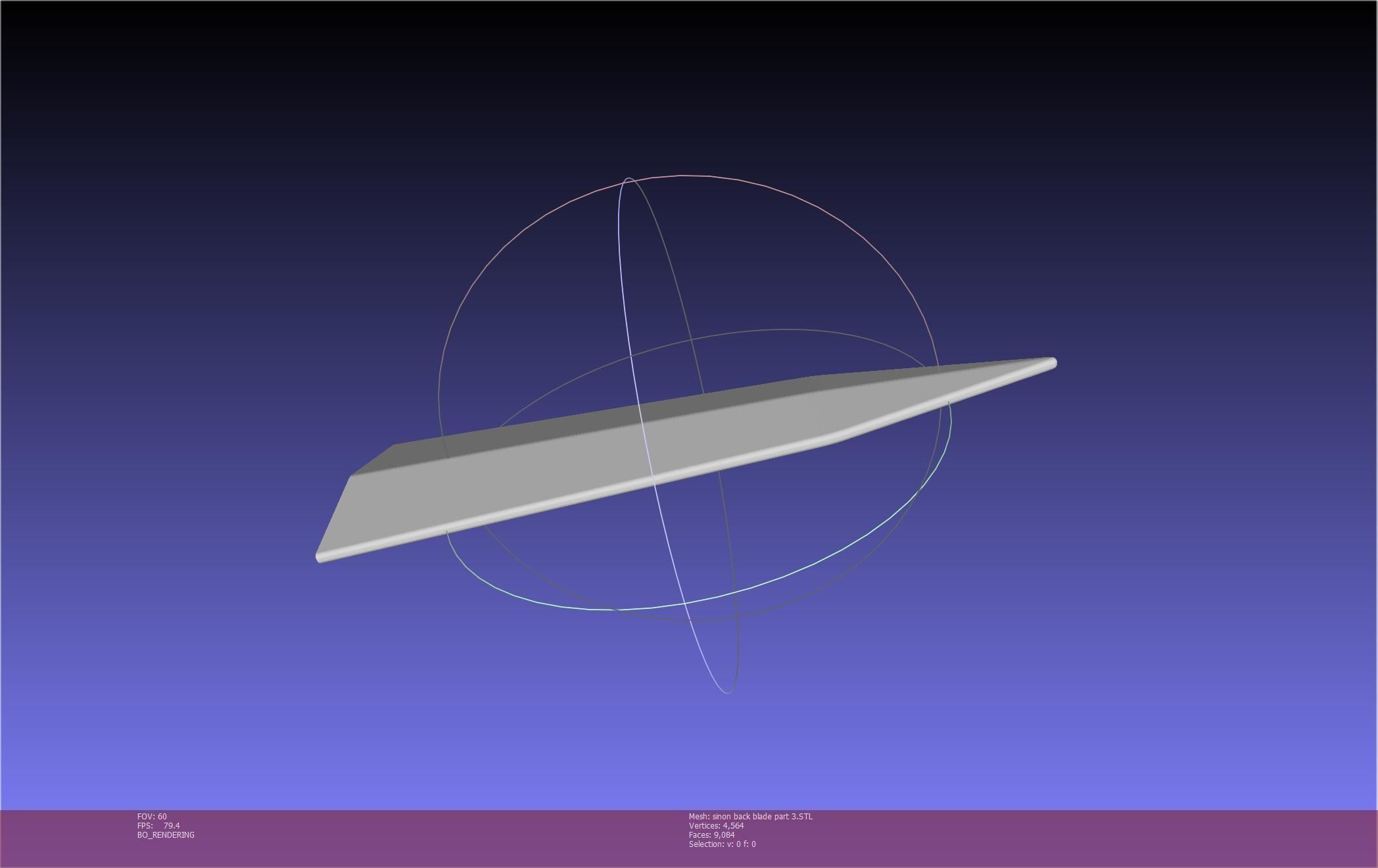 Sword Art Online Alicization Sinon Backblade 3D print model_139