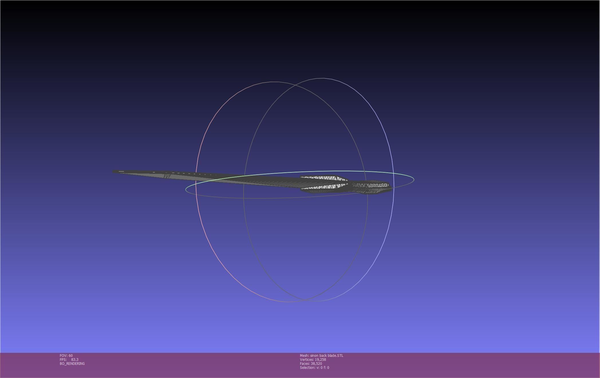 Sword Art Online Alicization Sinon Backblade 3D print model_61