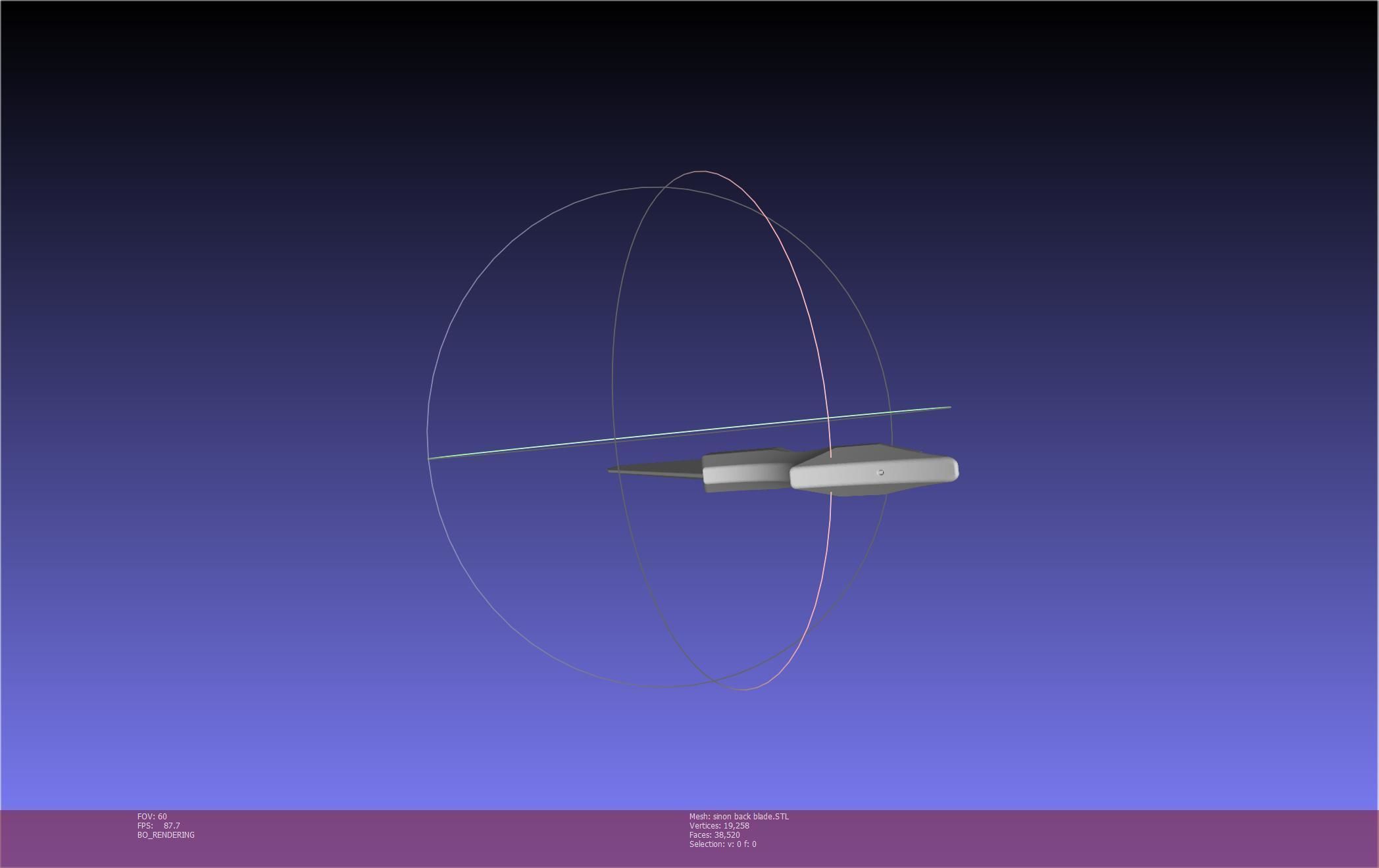 Sword Art Online Alicization Sinon Backblade 3D print model_29