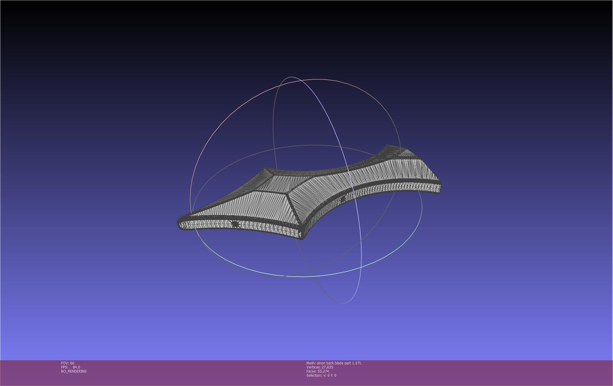 Sword Art Online Alicization Sinon Backblade 3D print model_132