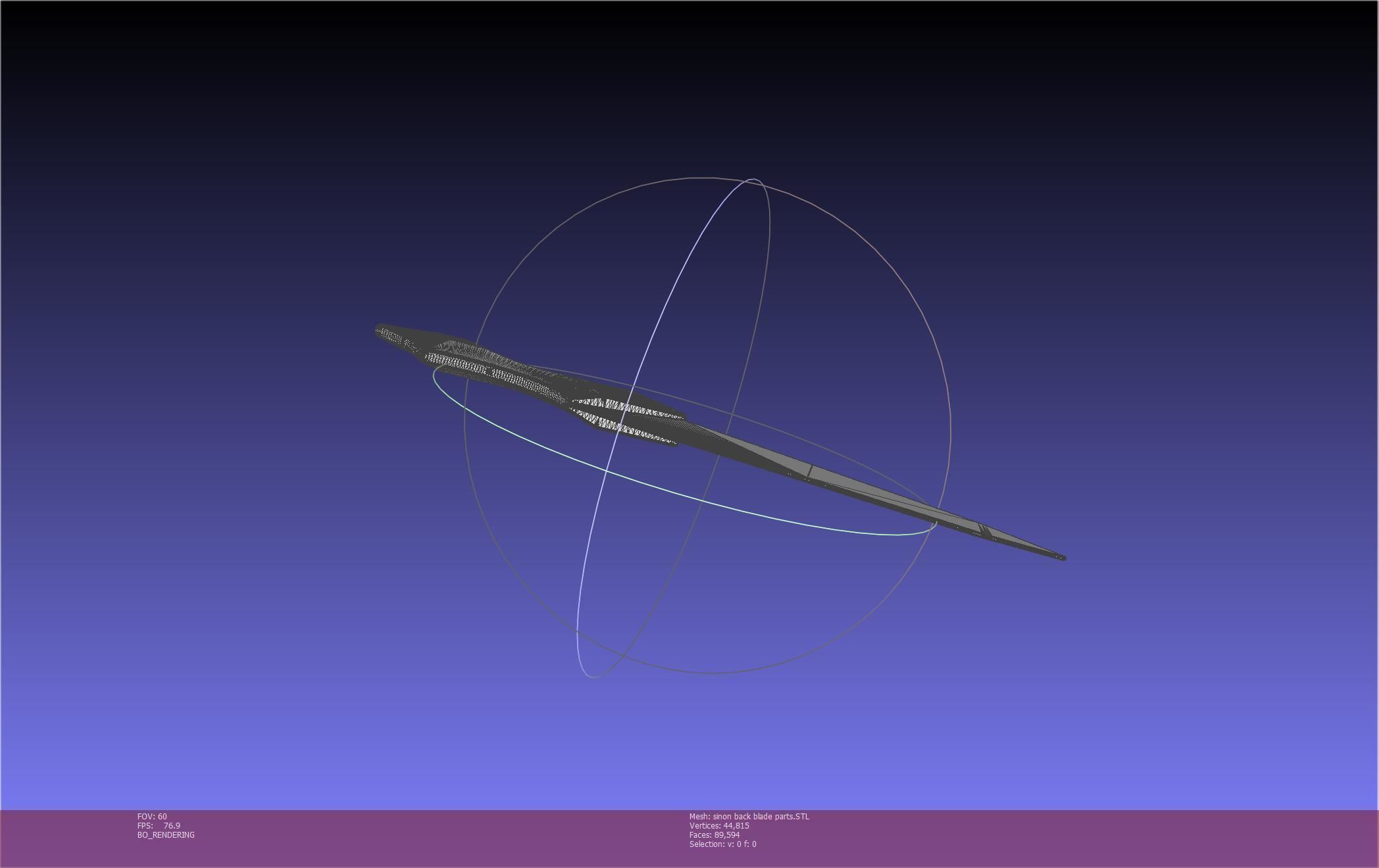 Sword Art Online Alicization Sinon Backblade 3D print model_104