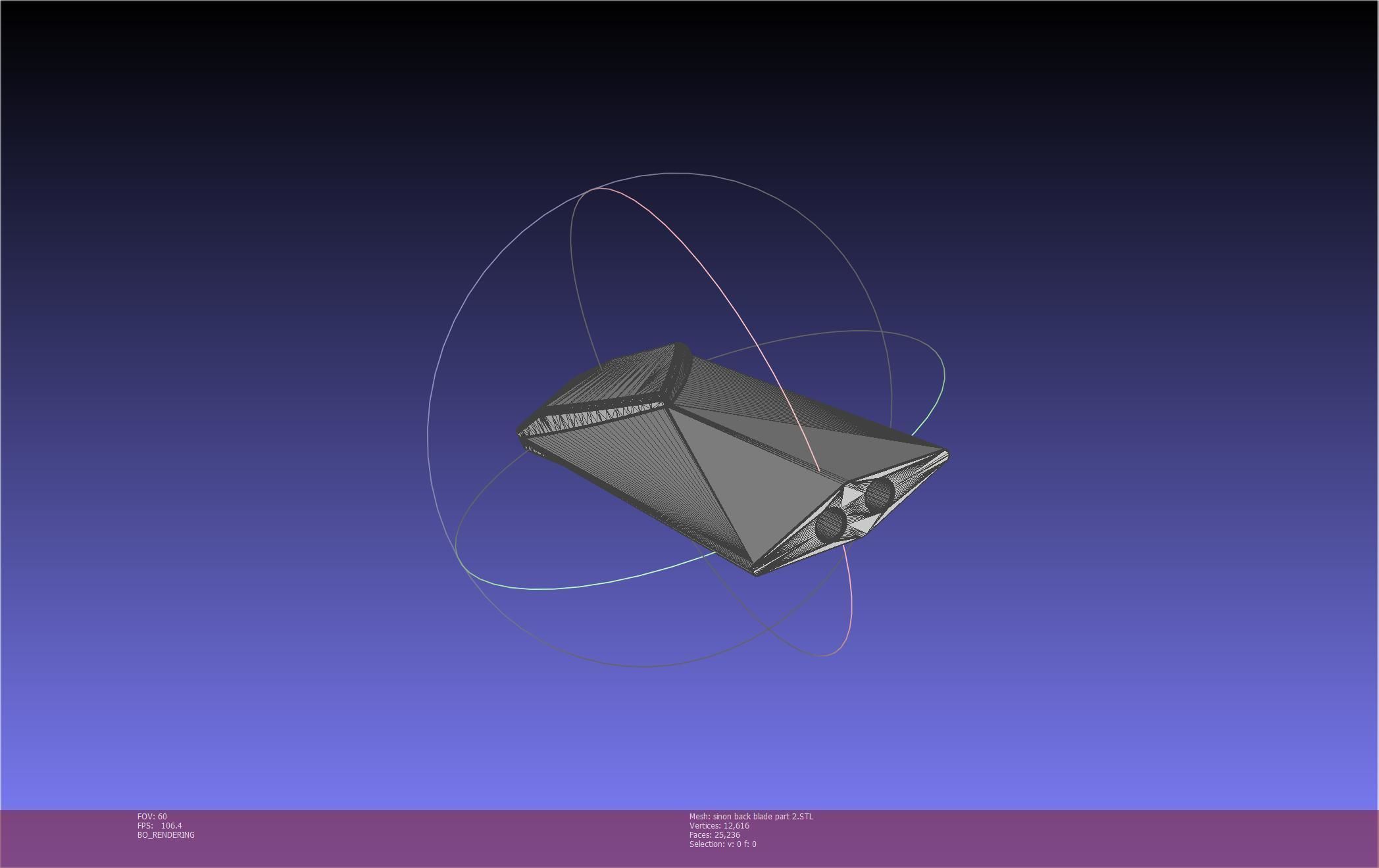 Sword Art Online Alicization Sinon Backblade 3D print model_128