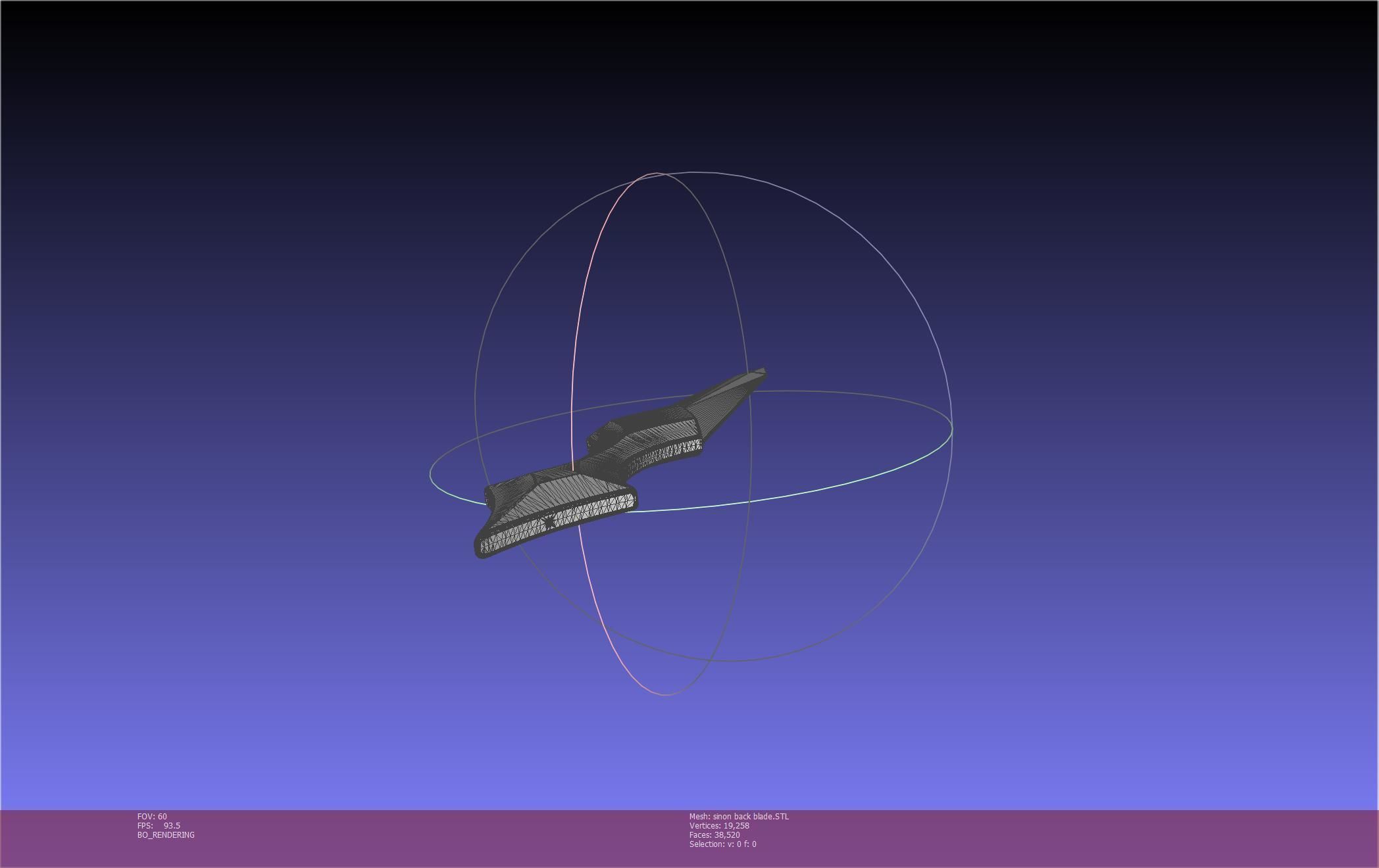 Sword Art Online Alicization Sinon Backblade 3D print model_63