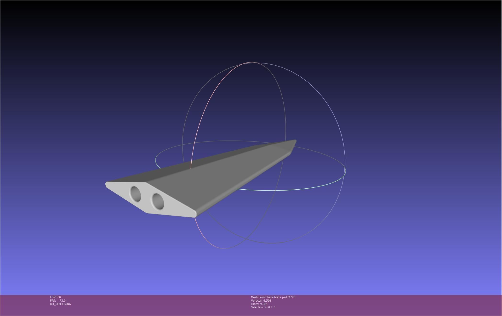 Sword Art Online Alicization Sinon Backblade 3D print model_131