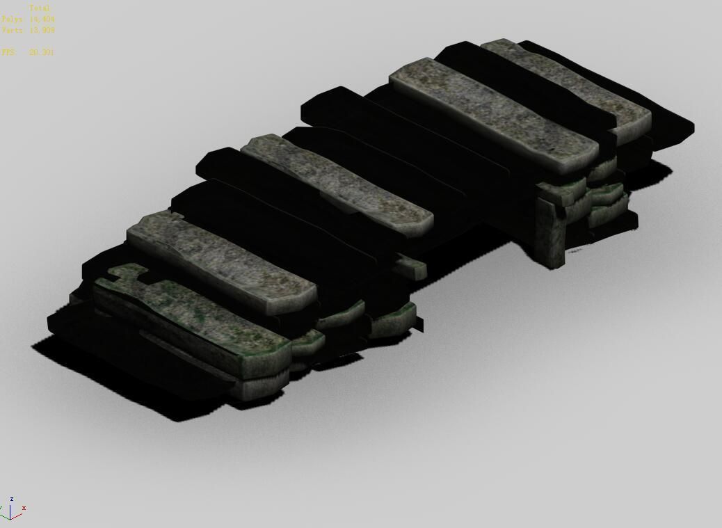 Stone Bridge-Ping Bridge 12 3D model_4