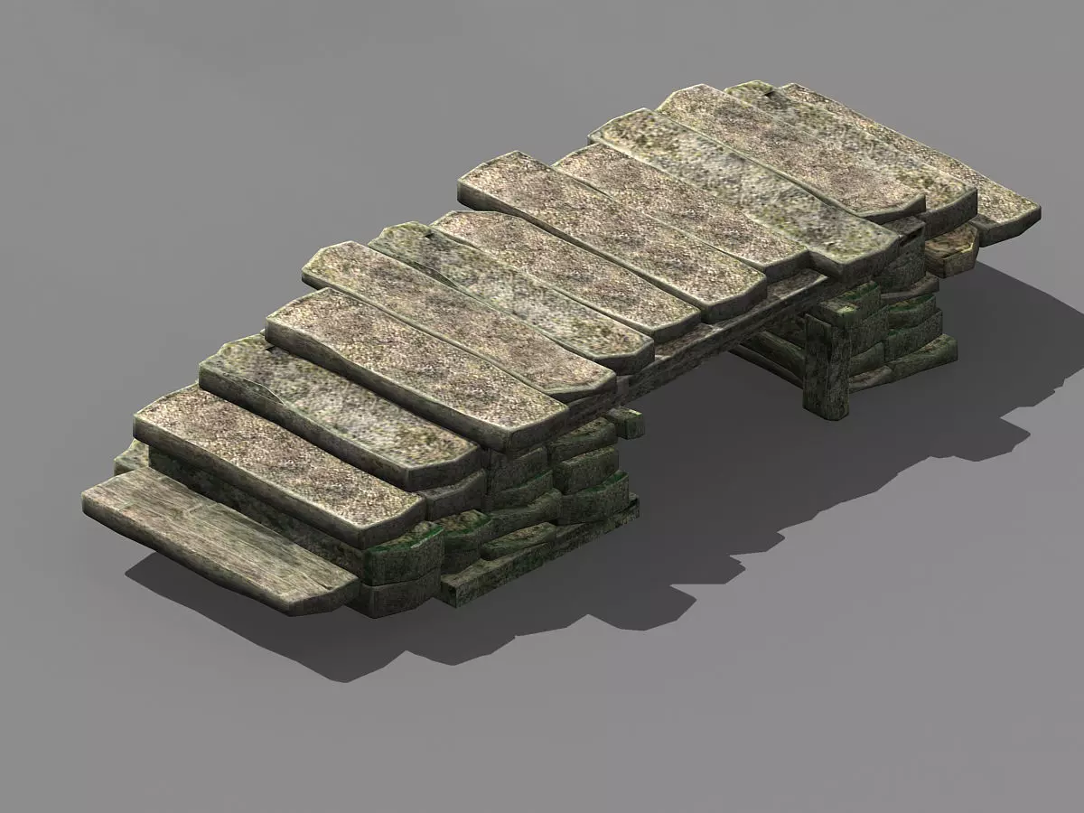 Stone Bridge-Ping Bridge 12 3D model_0