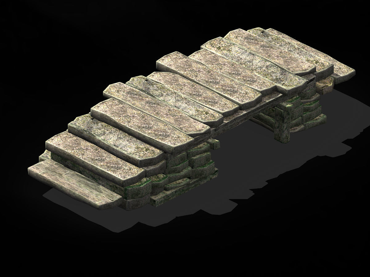 Stone Bridge-Ping Bridge 12 3D model_1