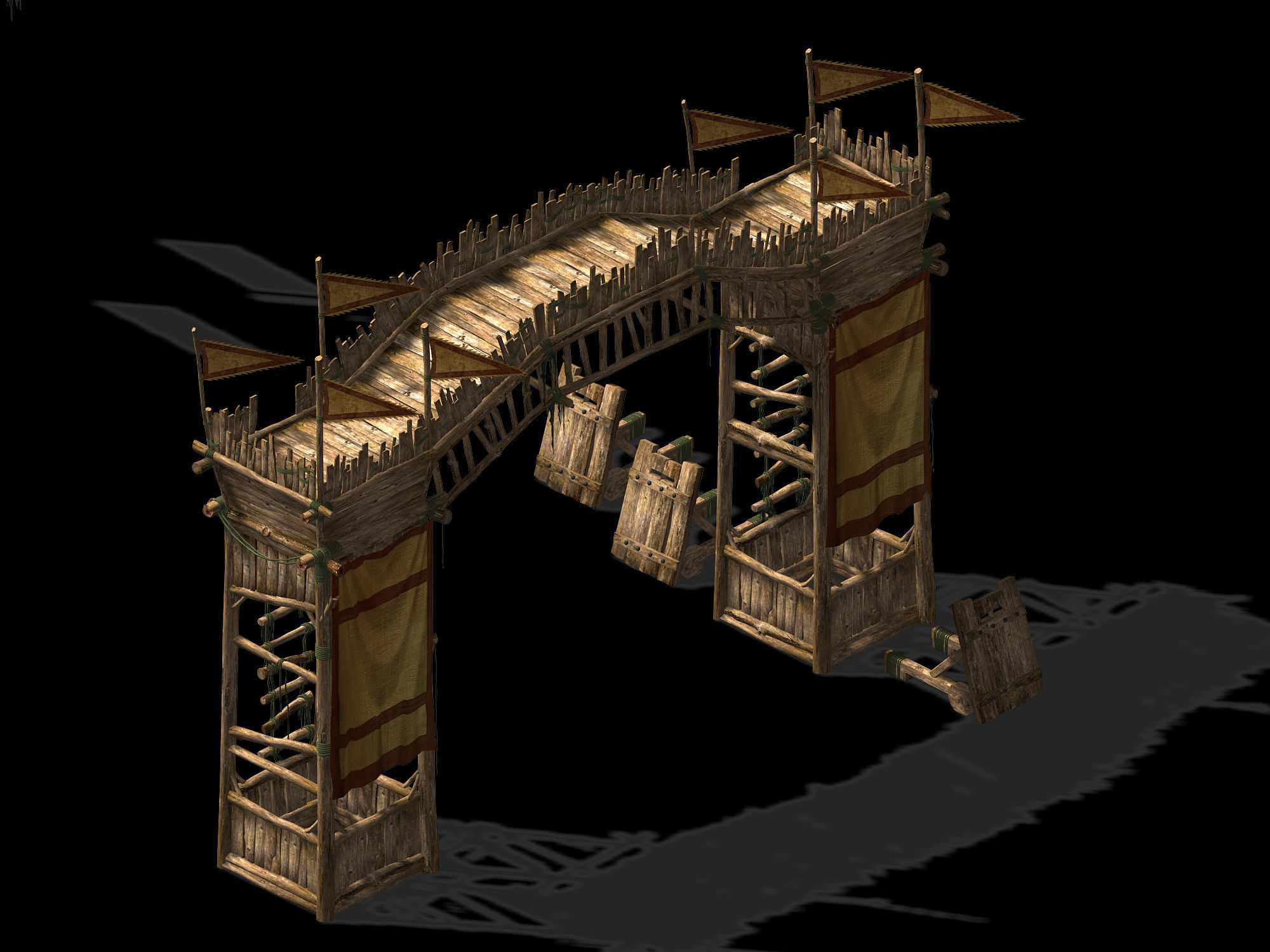 Ancestor Mountain-Tianmen-Intermediate Gate 12 3D model_1