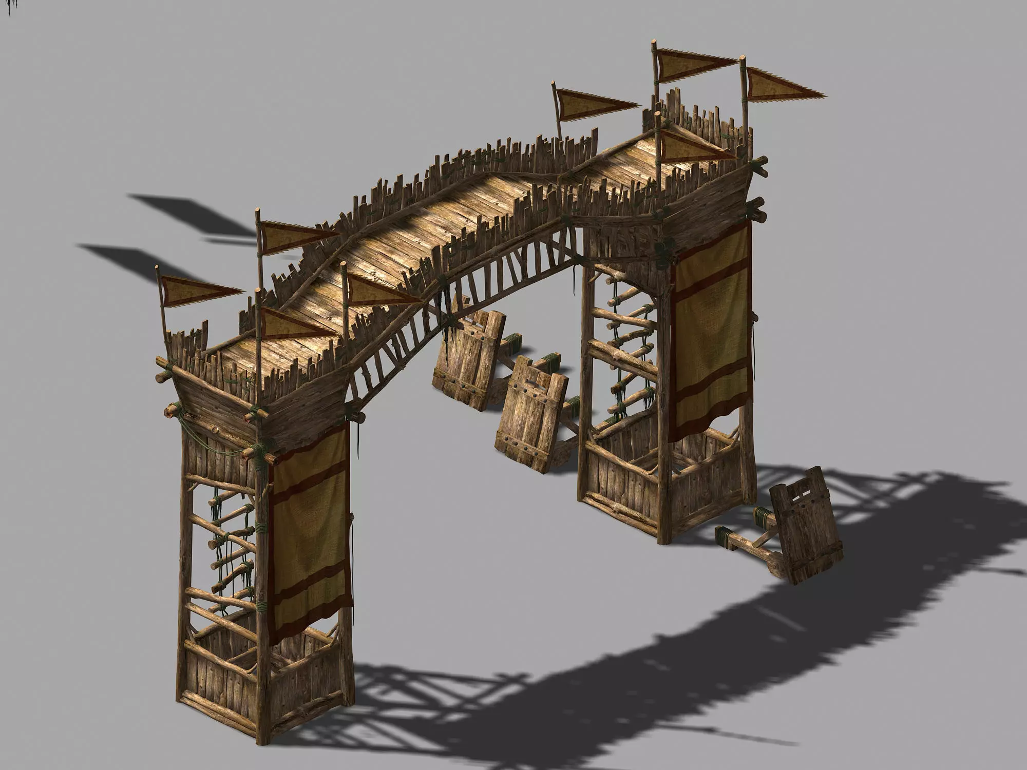 Ancestor Mountain-Tianmen-Intermediate Gate 12 3D model_0