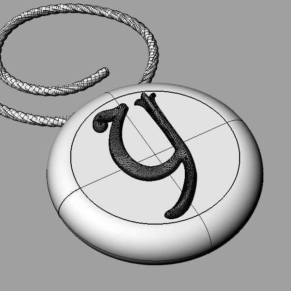 Alphabet Latin Y 3D print model_1