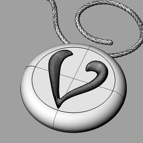 Alphabet Latin V 3D print model_17