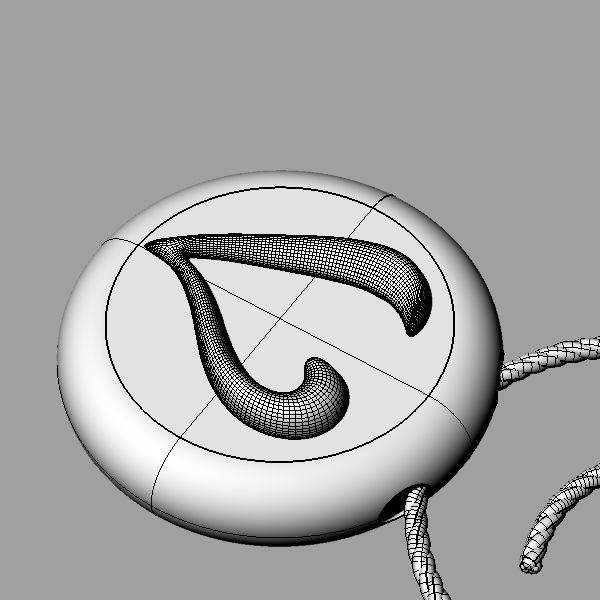 Alphabet Latin V 3D print model_19