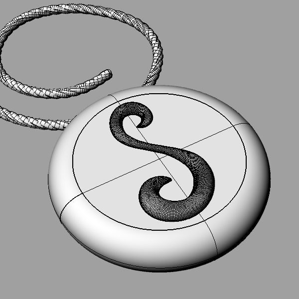 Alphabet Latin S 3D print model_1