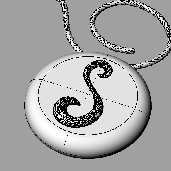 Alphabet Latin S 3D print model_17