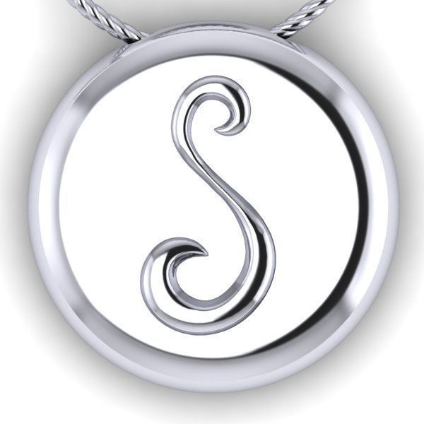 Alphabet Latin S 3D print model_23