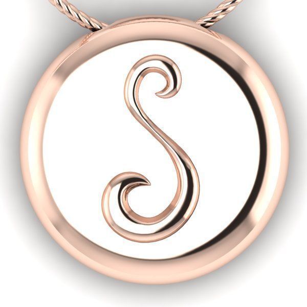 Alphabet Latin S 3D print model_24