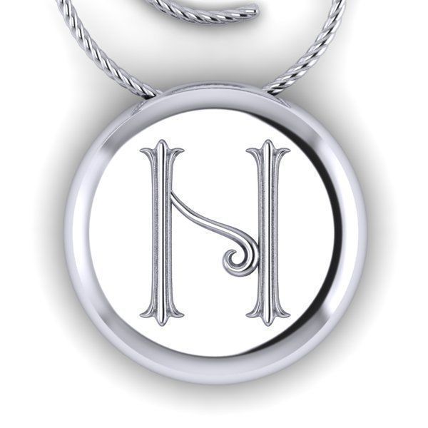 Alphabet Latin N 3D print model_23