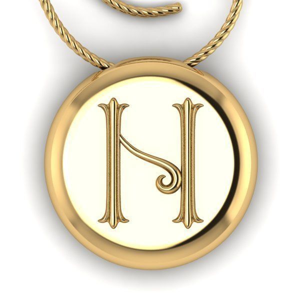 Alphabet Latin N 3D print model_26