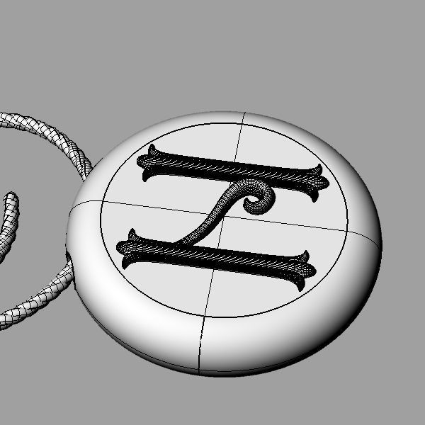 Alphabet Latin N 3D print model_22