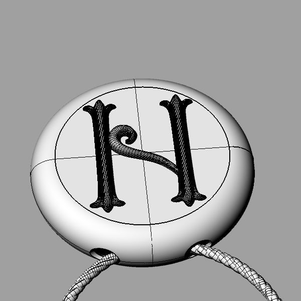 Alphabet Latin N 3D print model_20