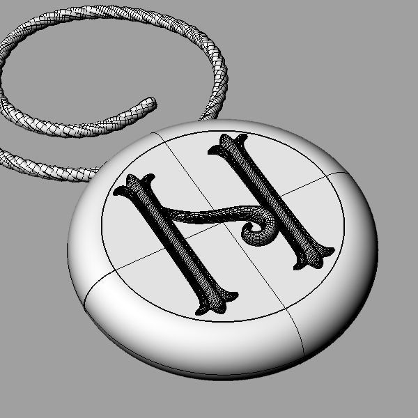 Alphabet Latin N 3D print model_1