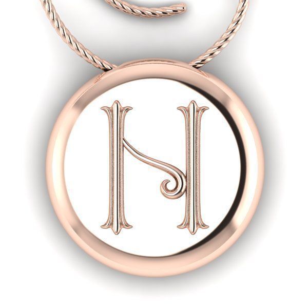 Alphabet Latin N 3D print model_24