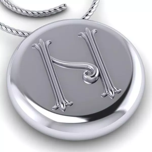 Alphabet Latin N 3D print model_0