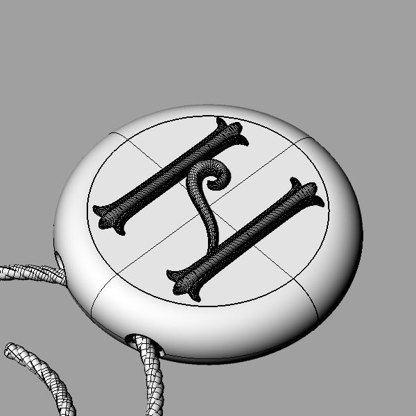 Alphabet Latin N 3D print model_21