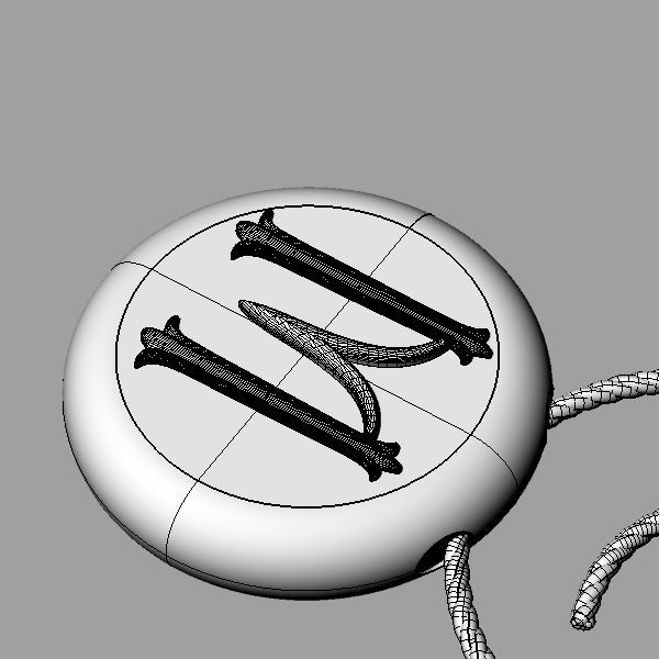 Alphabet Latin M 3D print model_19