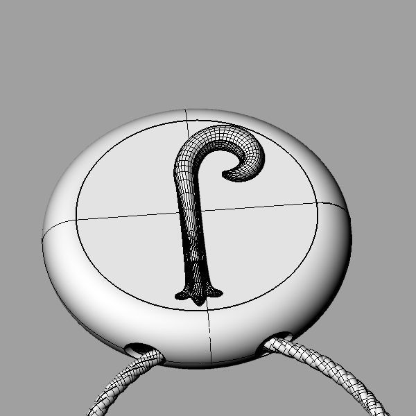 Alphabet Latin J 3D print model_20