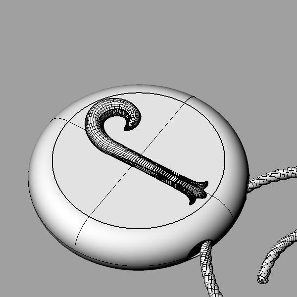 Alphabet Latin J 3D print model_19