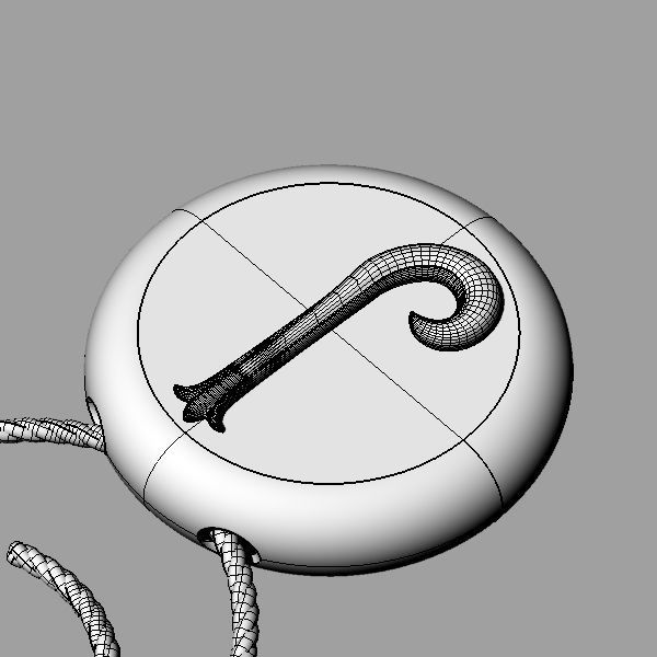 Alphabet Latin J 3D print model_21