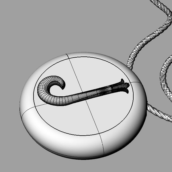 Alphabet Latin J 3D print model_18