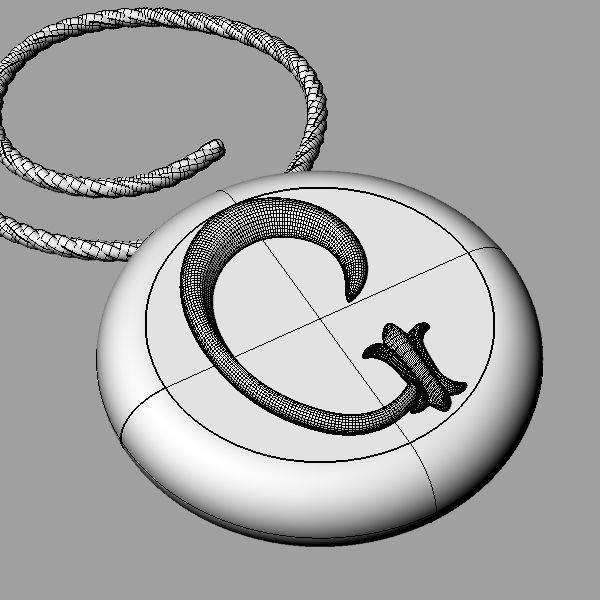 Alphabet Latin G 3D print model_1