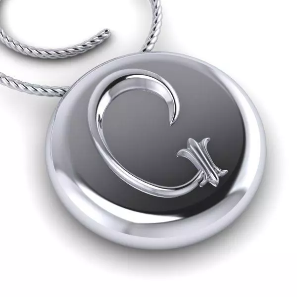 Alphabet Latin G 3D print model_0