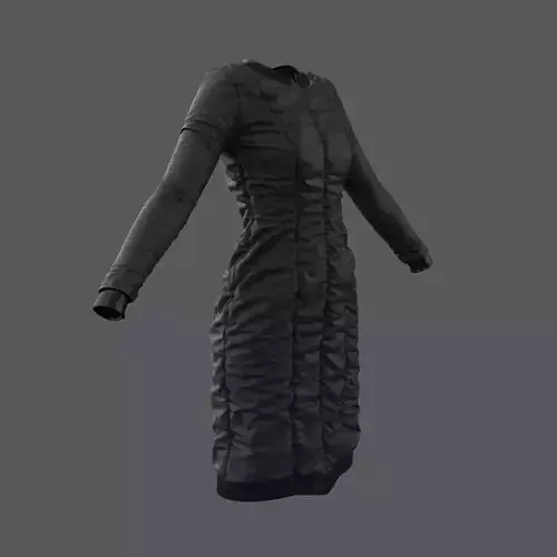 SciFi Puffed Dress Marvelous Designer