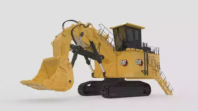 Mining Shovel Excavator 3D model