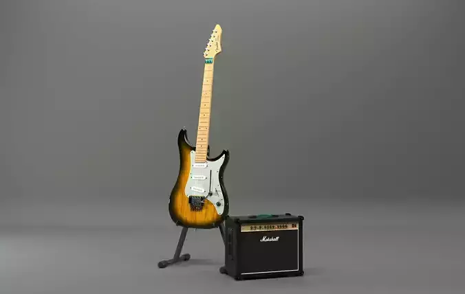 Fender Guitar and Amplifier