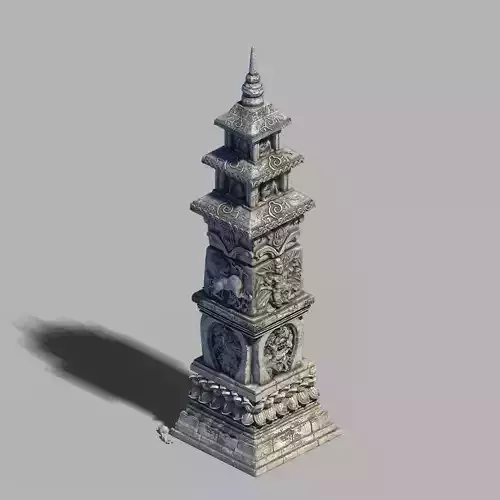 Temple-stone-tower-decoration buddhist pagoda - buddhist pagoda