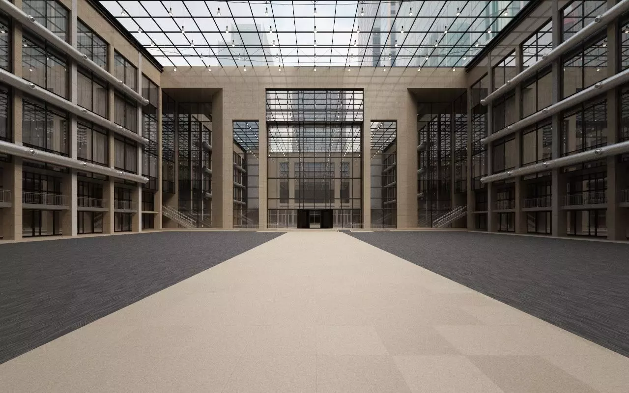 Bruxelles Justus Lipsius 3D model_0