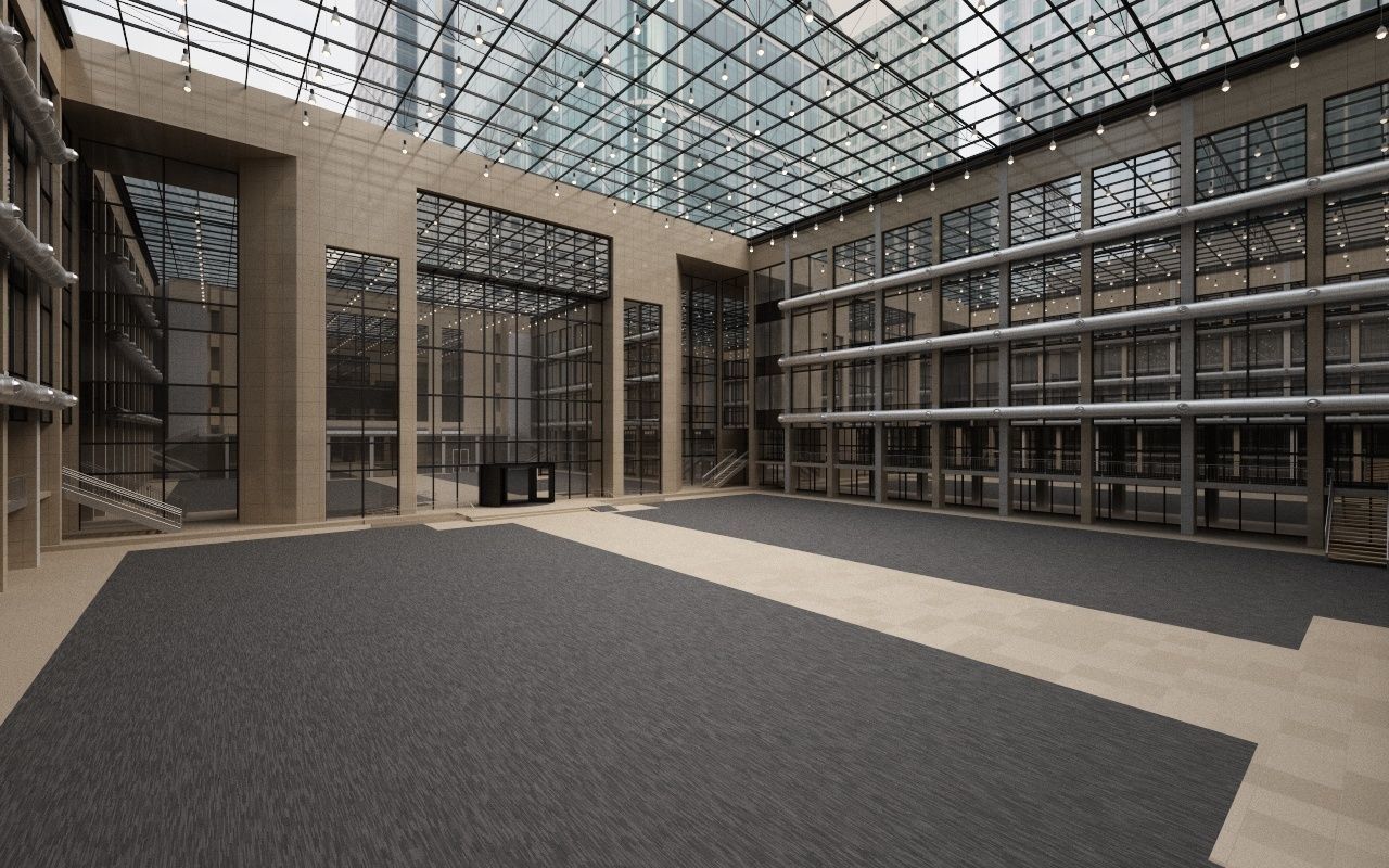 Bruxelles Justus Lipsius 3D model_1