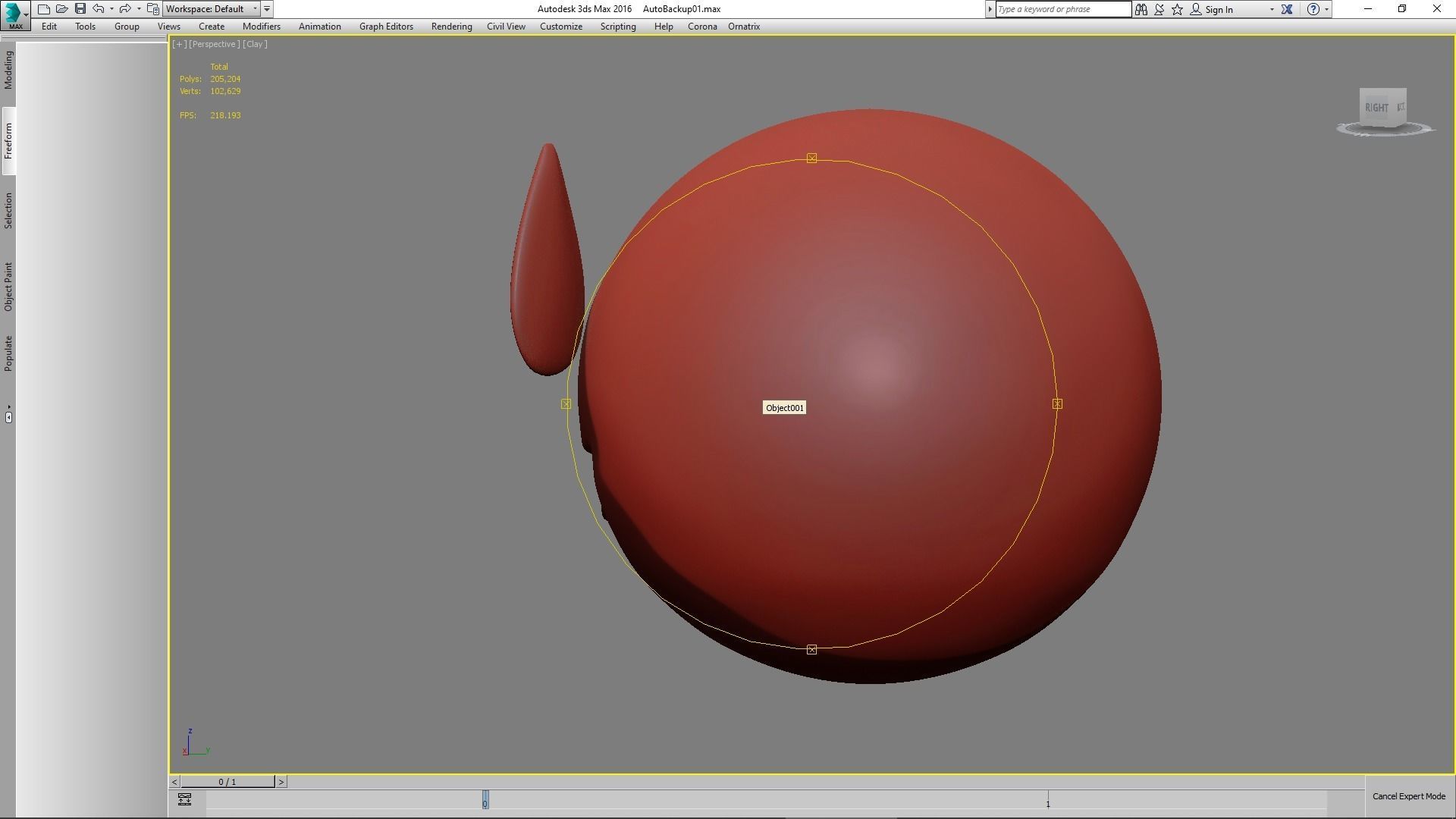 Emoji Grinning Face with Sweat 3D model_16