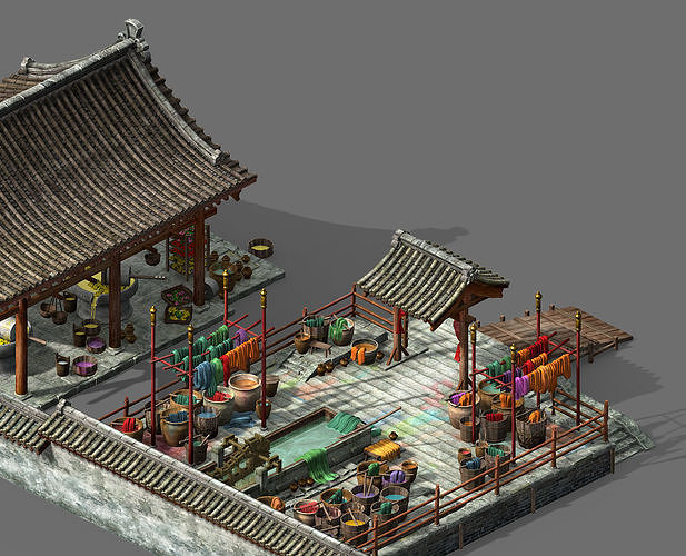 Song Dynasty-Silk Workshop 02 3D model