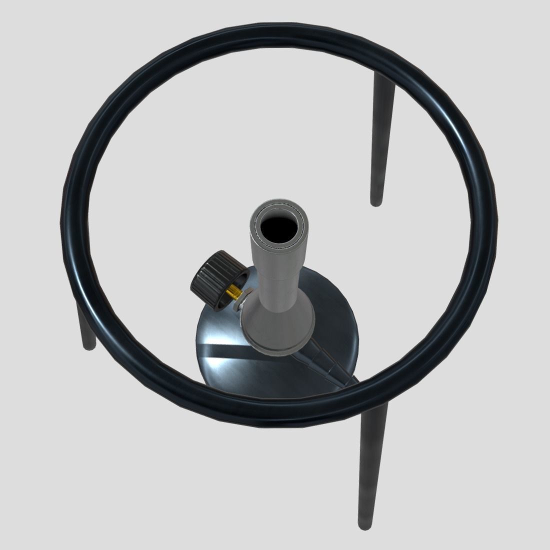 Bunsen Burner Low-poly 3D model_6