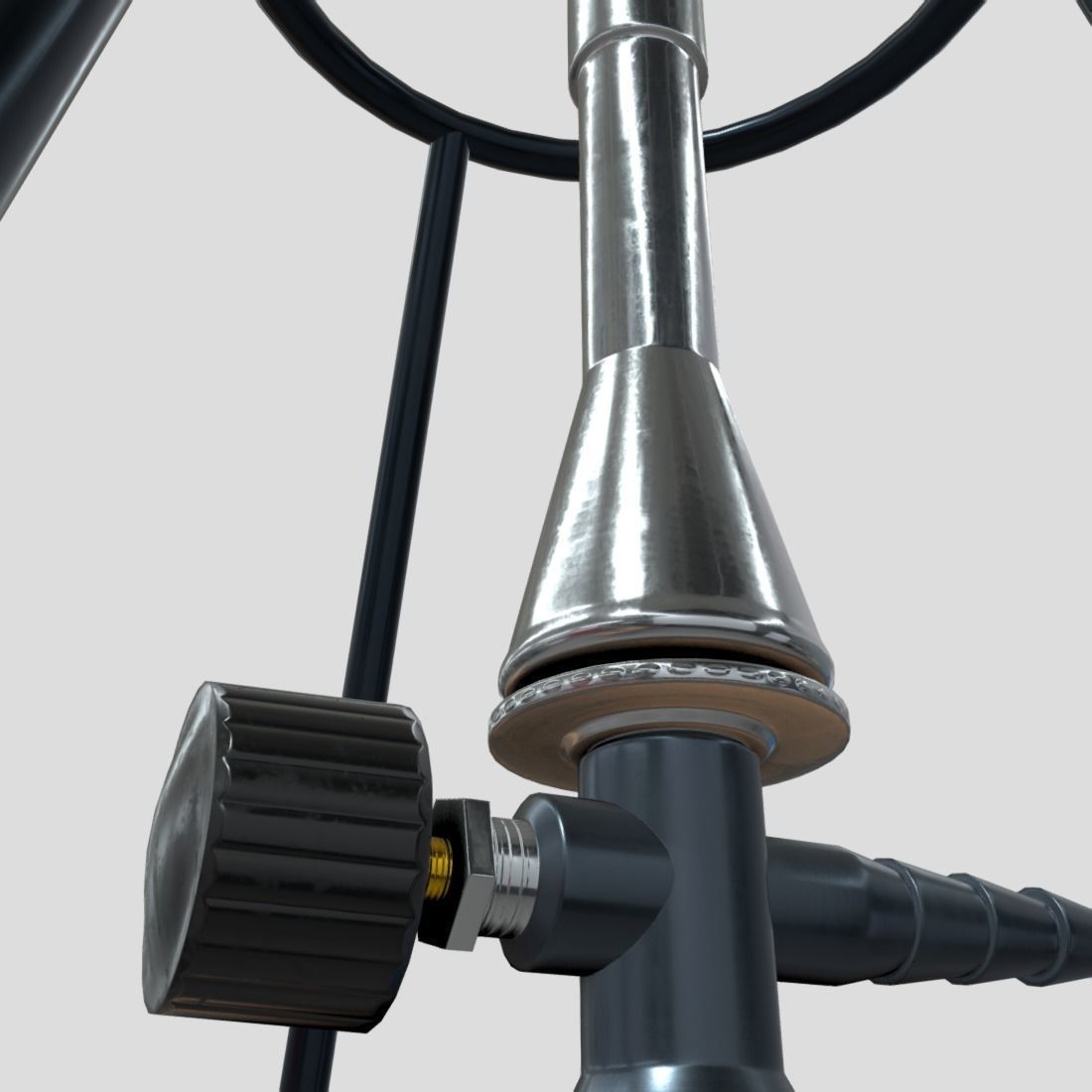 Bunsen Burner Low-poly 3D model_12