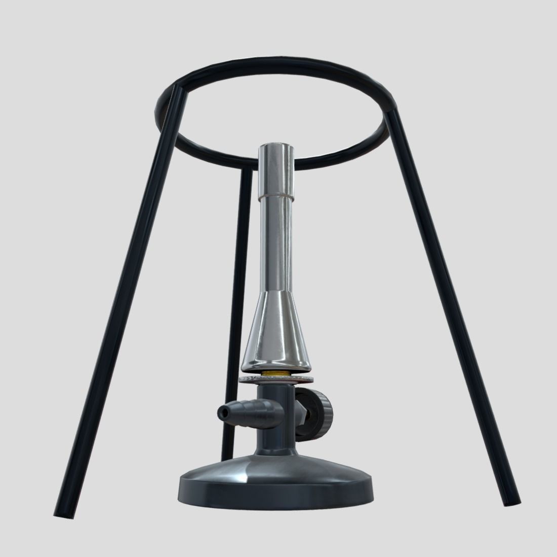 Bunsen Burner Low-poly 3D model_8
