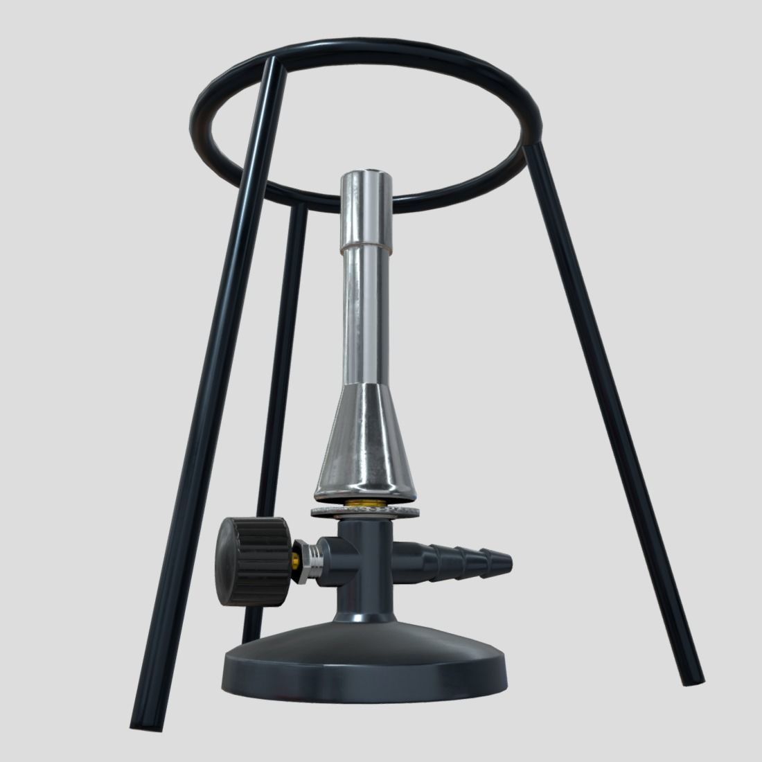 Bunsen Burner Low-poly 3D model_10