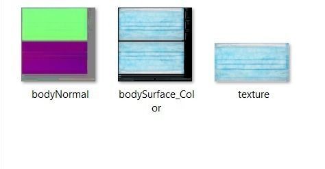 Protective Face Mask - Surgical Mask Low-poly 3D model_10