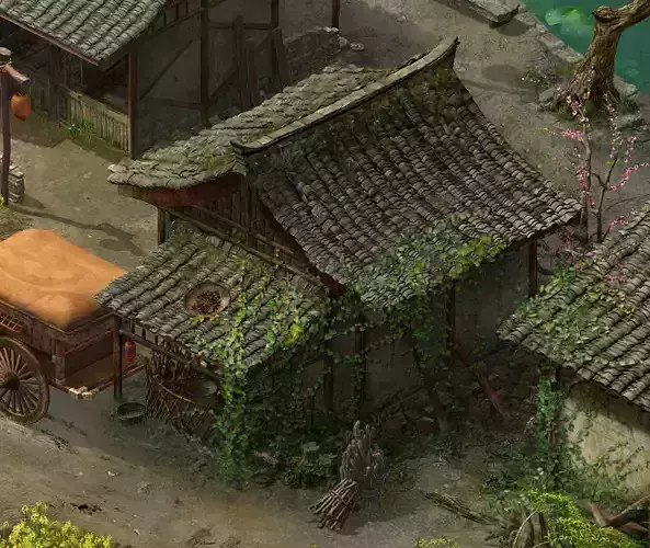 Song Dynasty-Small Town-Folk House 05
