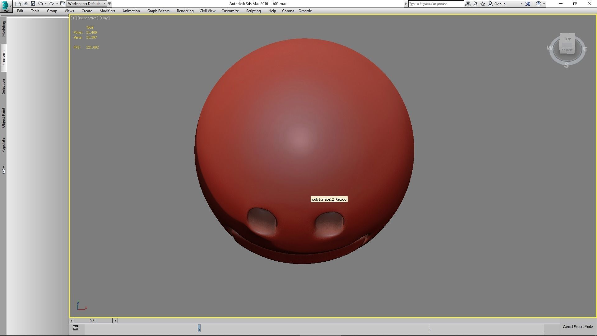 Emoji Grinning Face 3D model_45